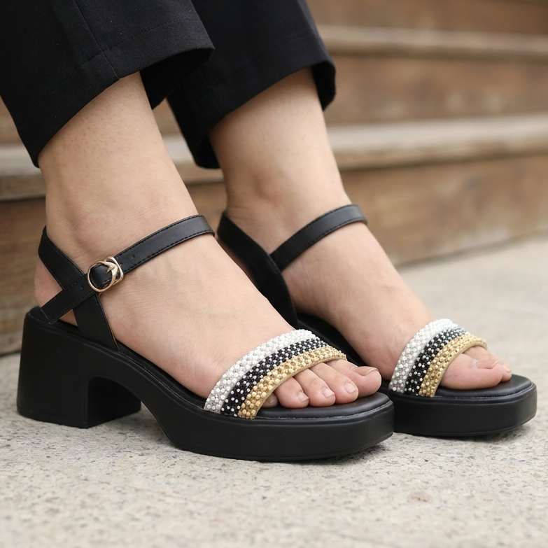 Crystal Bead Stripe 8002321 Black