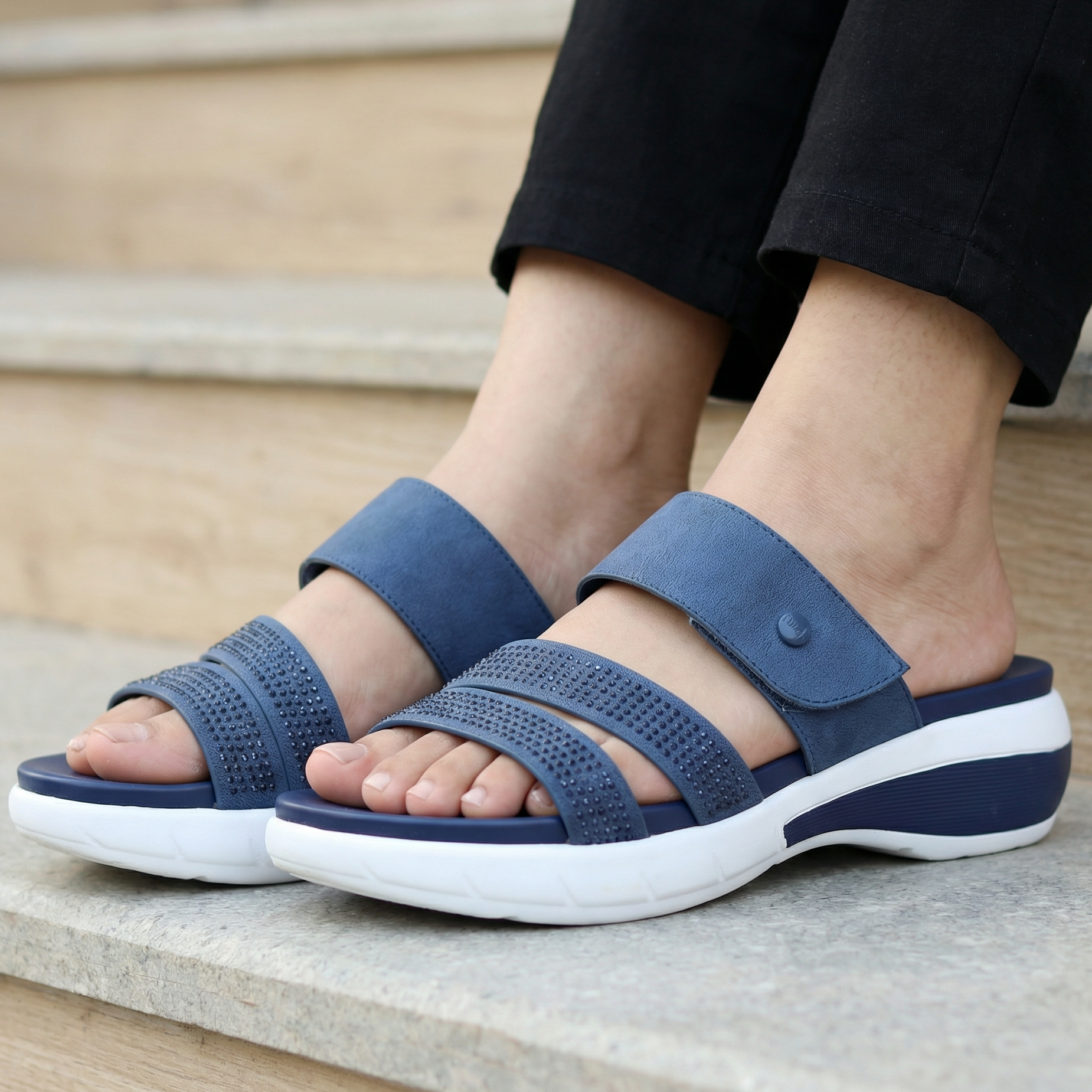 Crystal Double Strap 8003625 Blue