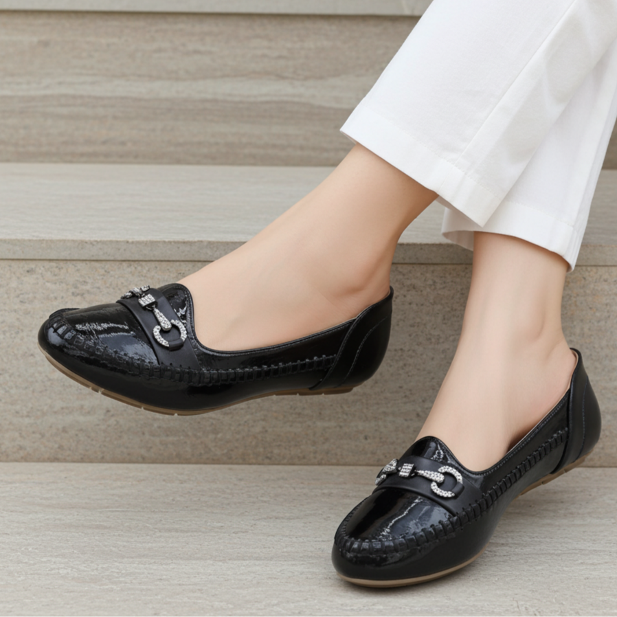 Black Loafer For Women 8004376