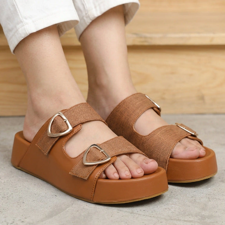 Buckle Slide 8003554 Tan