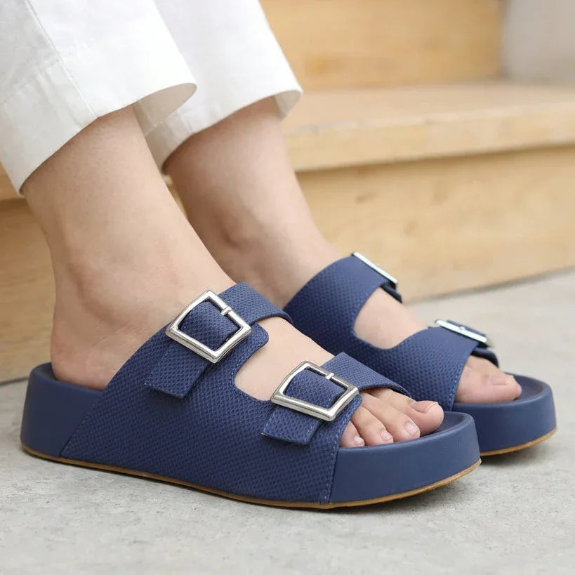 Buckle Slide 8003550 Navy