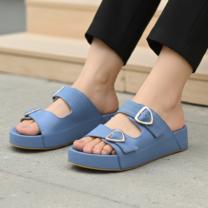 Buckle Slide 8003554 Blue