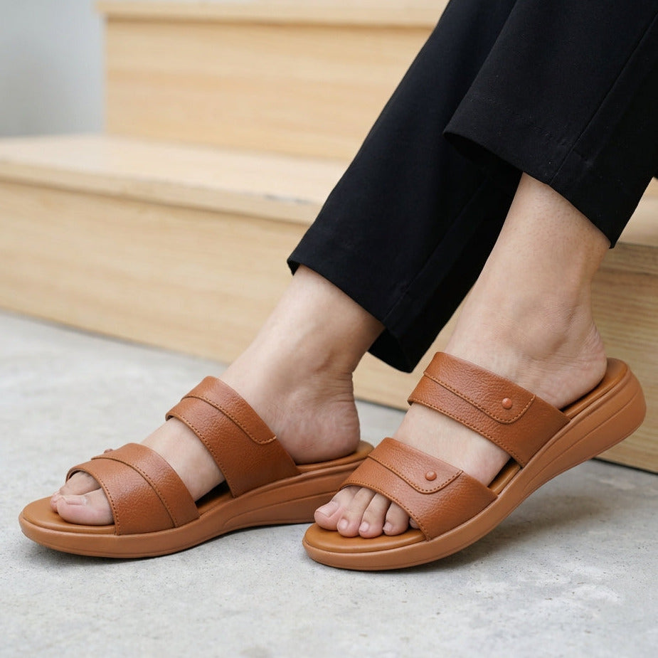 Wedge Slide 8003535 Tan